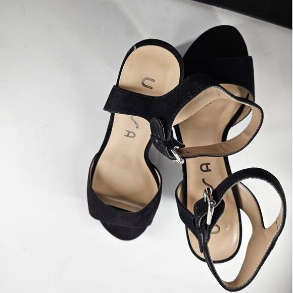 Unisa Odran Black Platform Heels Women Size 6.5 - Picture 6 of 7